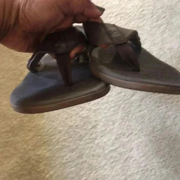 Reef Brown Pre-Owned Santa Ana Flip Flops-Size 11 - Picture 9 of 11